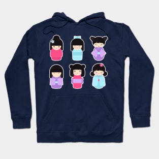 Kokeshi dolls Hoodie